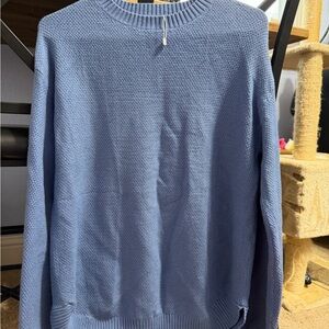 Women’s Textured Blue Sweater